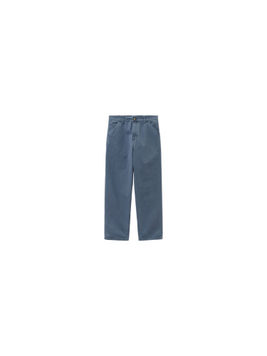 Carhartt WIP Single Knee Pant Stone Blue Мъже - Панталони Carhartt WIP - Син - I026463_0WA_FH-33-32 - Size: 33-32