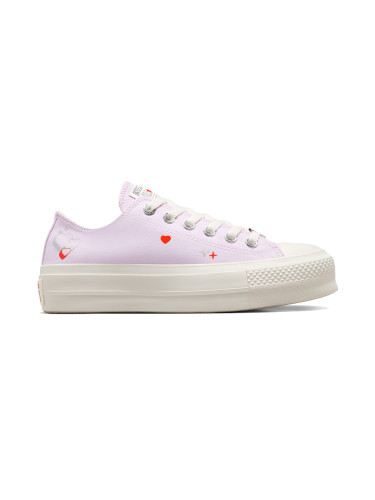 Converse Chuck Taylor All Star Lift Platform Y2K Heart Purple Жени - Спортни обувки Converse - Лилав - A09115C-4 - Size: 4