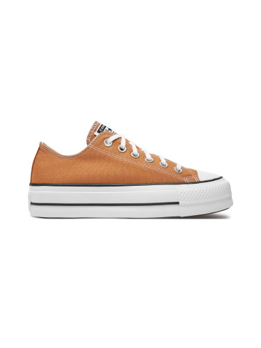 Converse Chuck Taylor All Star Canvas Platform Brown A11540C Жени - Спортни обувки Converse - Кафяв - A11540C-5 - Size: 5
