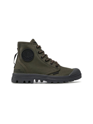 Palladium Pampa Hi HTG Supply Green 77356-325-M Мъже - Обувки Palladium - Зелен - 77356-325-M-4 - Size: 4