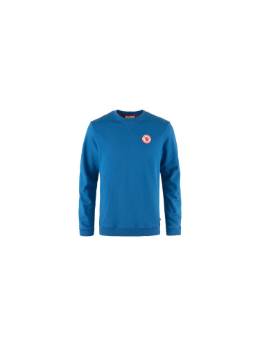 Fjällräven 1960 Logo Badge Sweater M Blue F87163-538 Мъже - Суитшърти и блузи с качулка Fjällräven - Син - F87163-538-S - Size: S