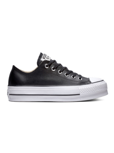 Converse Chuck Taylor All Star Lift Clean Leather Low Top Жени - Спортни обувки Converse - Черен - 561681C-6.5 - Size: 6.5