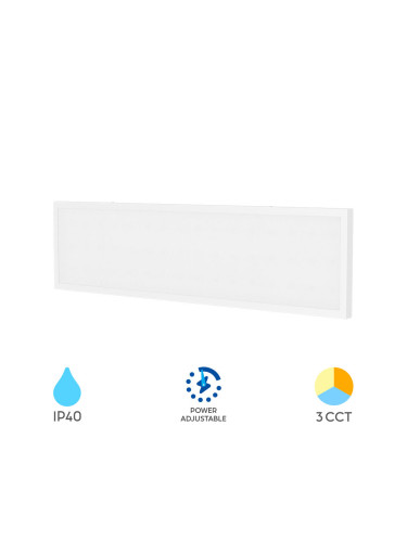 LED панел, за обемен монтаж, 50W, 230VAC, 5200lm, 3в1, 1200x300mm, BP25-53180