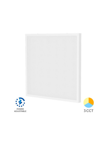 LED панел, за обемен монтаж, 50W, 230VAC, 5200lm, 3в1, 600x600mm, BP25-56680