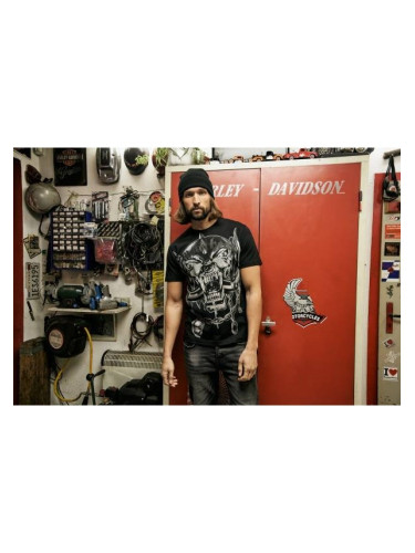 Тениска в черен цвят Motorhead Warpig Print