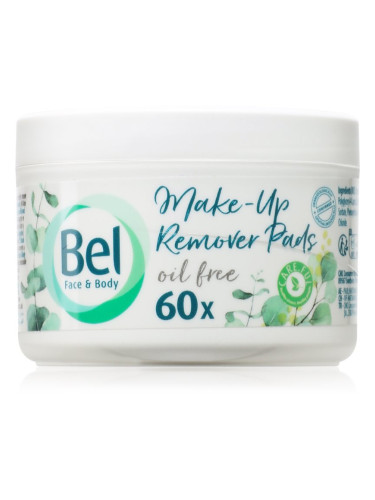 Bel Face & Body тампони за почистване на грим с алое вера 60 бр.