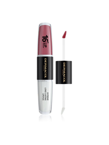 Dermacol 16H Lip Colour дълготрайно червило и гланц за устни цвят 13 2x4 мл.