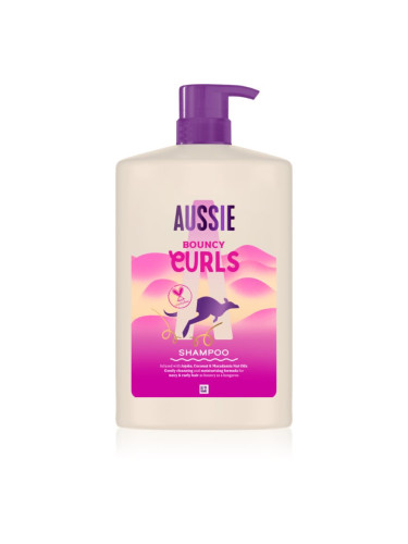 Aussie Bouncy Curls интензивен хидратиращ шампоан за чуплива и къдрава коса 1000 мл.