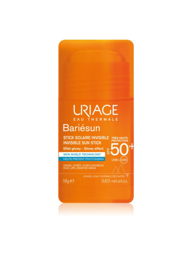 Uriage Bariésun Invisible Sun Stick защитен стик за чувствителни места SPF 50+ 18 гр.