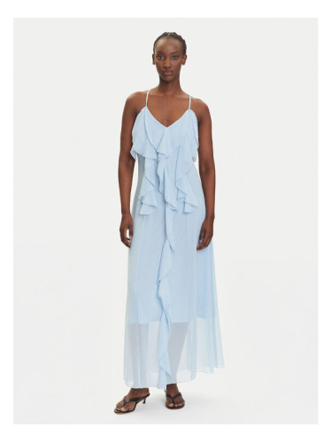 Vero Moda Официална рокля Camille 10336405 Светлосиньо Regular Fit