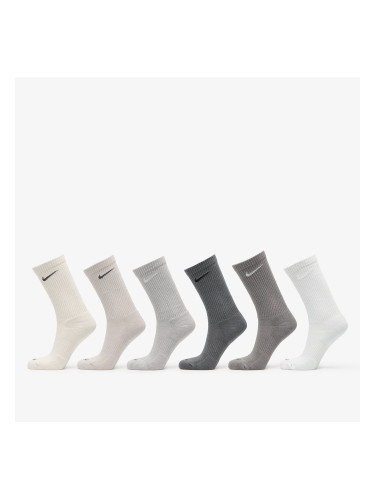 Nike Everyday Plus Cushioned Training Crew Socks 6-Pack Multi-Color XL