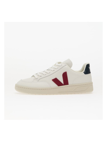 Сникърси Veja W V-12 Leather White_Marsala_Nautico EUR 36