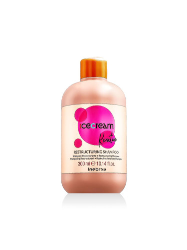 Inebrya Ice Cream Keratin Restructuring Shampoo Шампоан 300 ml