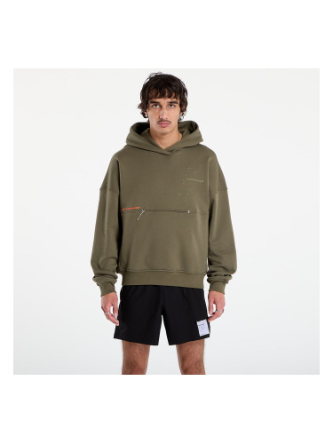 Суитшърт adidas Adi365 x Hermanos Koumori Running Hoodie Olive Strata M