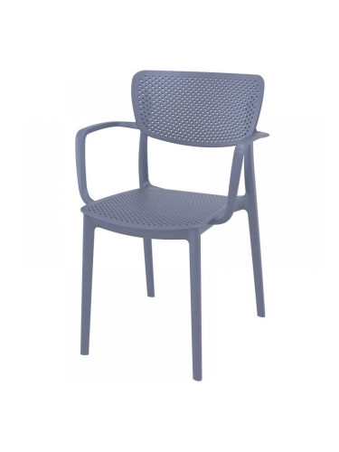 Стол Лофт тъмно сив