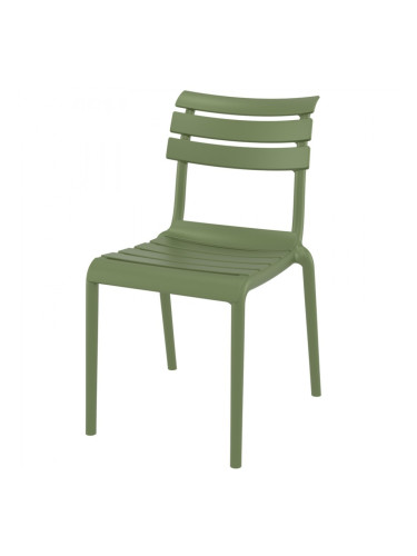 Стол Хелен маслено зелен