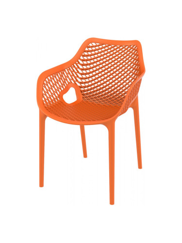 Стол Еър XL оранжев полипропилен