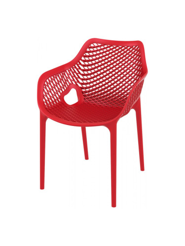 Стол Еър XL червен полипропилен