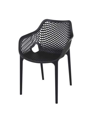 Стол Еър XL черен полипропилен