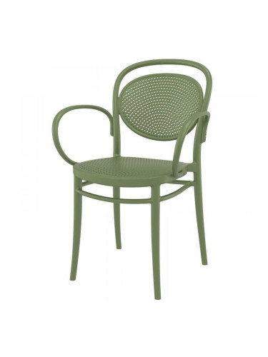 Стол Марсел XL маслено зелен