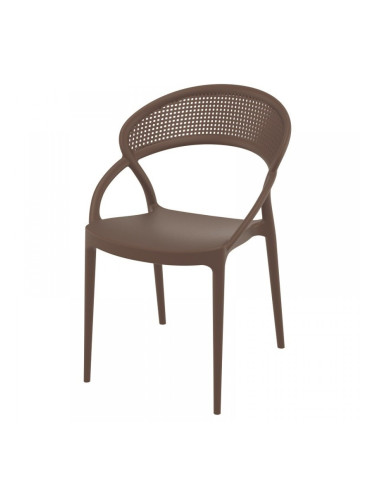 Стол Сънсет кафяв