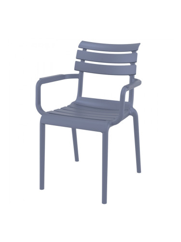 Стол Париж тъмно сив