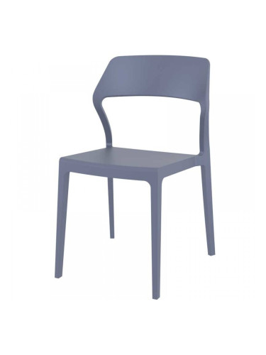 Стол Сноу тъмно сив