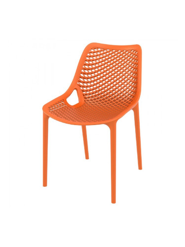 Стол Еър оранжев полипропилен