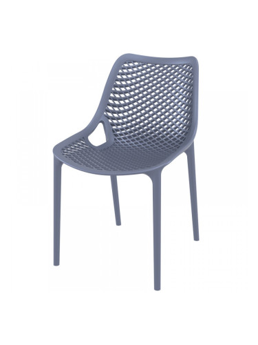 Стол Еър тъмно сив