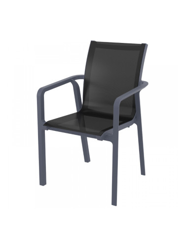 Стол Пасифик тъмно сив