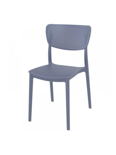 Стол Люси тъмно сив