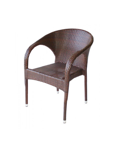 Ратанов стол 290 кафяв