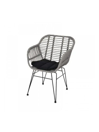 Стол АМ-282-К1 сив/черен