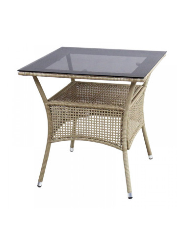 Ратанова маса 45 -1 75/75/75h бежов ратан