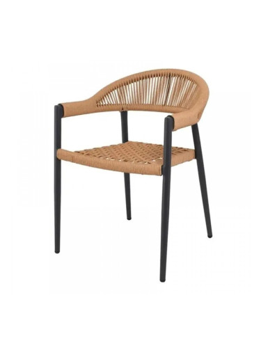 Стол АМ-6724-1 антрацит/тъмно бежов