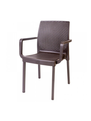 Стол Наполи кафяв