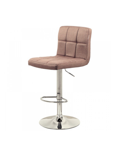 Бар стол Калипсо-12 текстил -кафяв