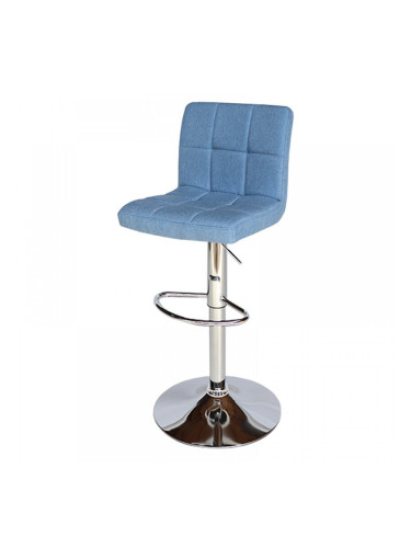 Бар стол Калипсо-12 текстил -светло син