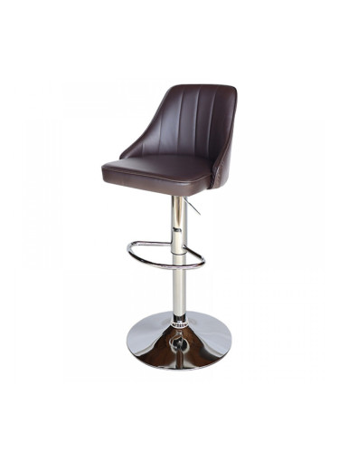 Бар стол Калипсо-20 кожа- кафява