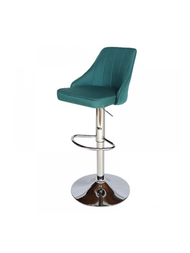 Бар стол Калипсо-20 текстил- тъмно зелен