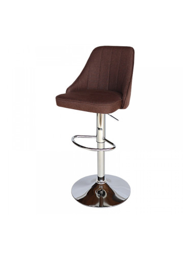 Бар стол Калипсо-20 текстил- тъмно кафяв