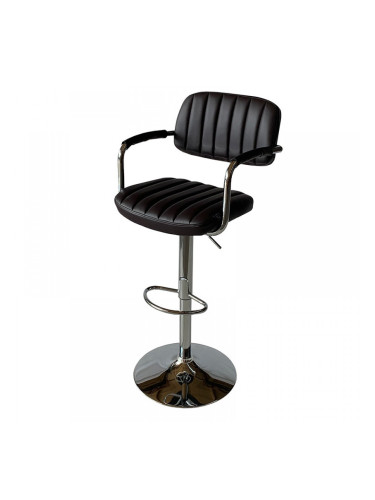 Бар стол Калипсо-13 кожа-кафява