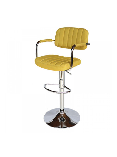 Бар стол Калипсо-13 текстил -жълт