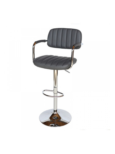 Бар стол Калипсо-13 кожа-сива