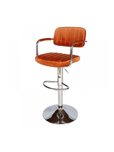 Бар стол Калипсо-13 кадифе-керемида