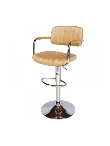 Бар стол Калипсо-13 кадифе-капучино