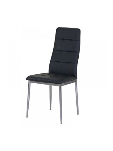 Трапезен стол AM-A-310 черна кожа