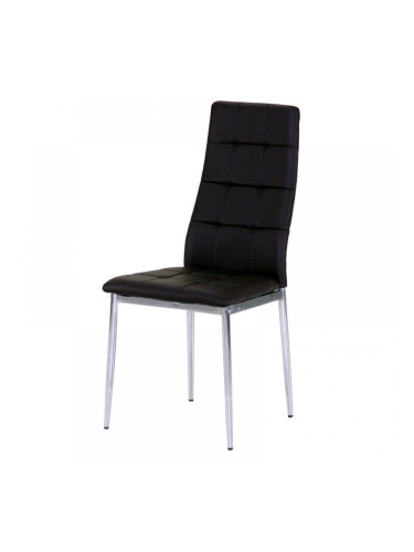 Трапезен стол AM-A-310 кафява кожа