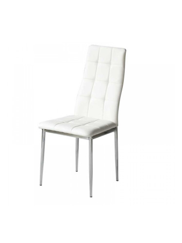 Трапезен стол AM-A-310 бяла кожа