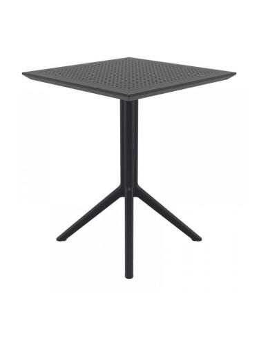 Маса Скай 60/60/74h сгъваема черна